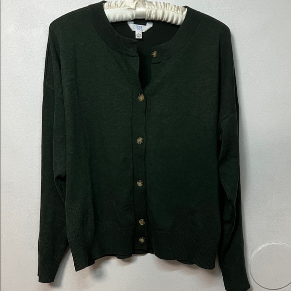 Dark Green Women’s Cardigan - Picture 1 of 6